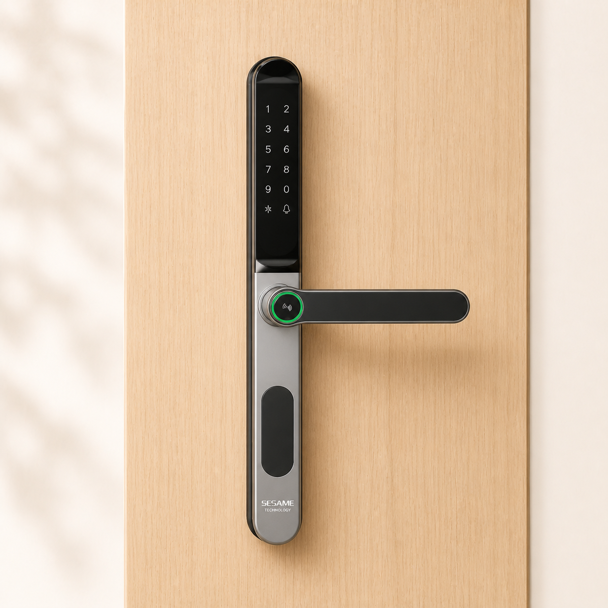 Serrure ultra-fine Sesame Oneway avec clavier intégré